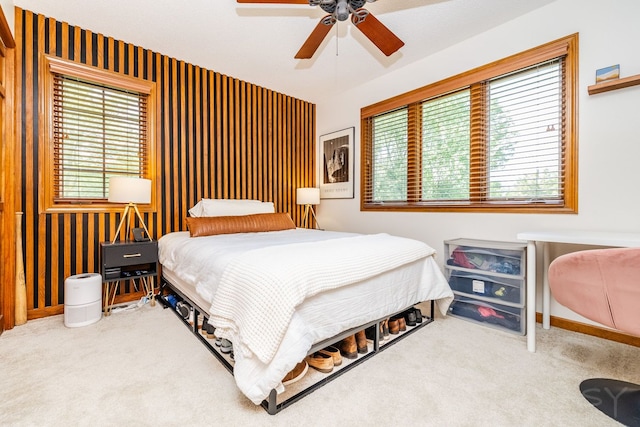 181 N Meadowlark Dr, Hawthorn Woods, IL 60047 - carpeted bedroom with baseboards and ceiling fan