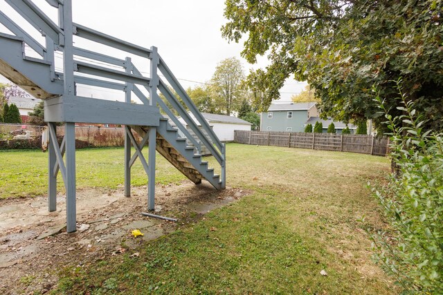 341 S 5th Ave, Kankakee, IL 60901 - view of yard featuring stairs