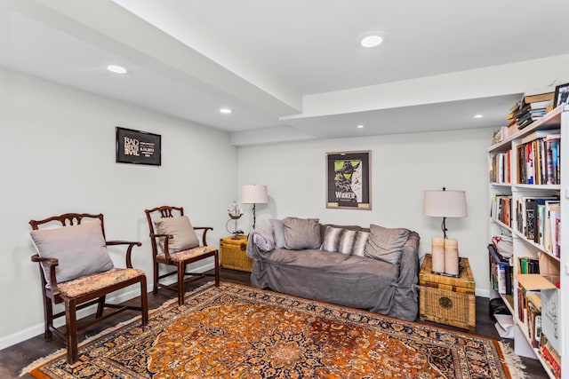 1414 Lincoln St, Evanston, IL 60201 - living room with recessed lighting and wood finished floors