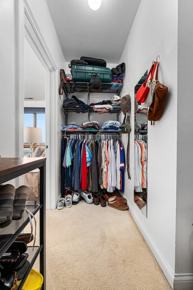 1444 N Orleans St Unit 6C, Chicago, IL 60610 - walk in closet with carpet floors