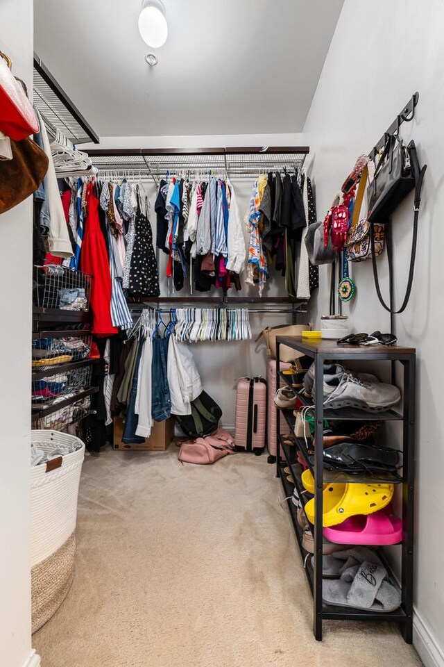 1444 N Orleans St Unit 6C, Chicago, IL 60610 - walk in closet featuring carpet floors
