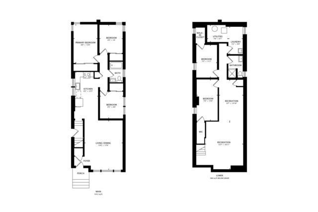 839 N Kildare Ave, Chicago, IL 60651 - floor plan / room layout