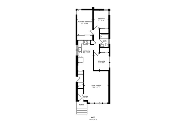 839 N Kildare Ave, Chicago, IL 60651 - property floor plan