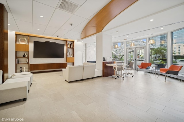 400 E Randolph St Unit 826, Chicago, IL 60601 - lobby featuring recessed lighting and floor to ceiling windows