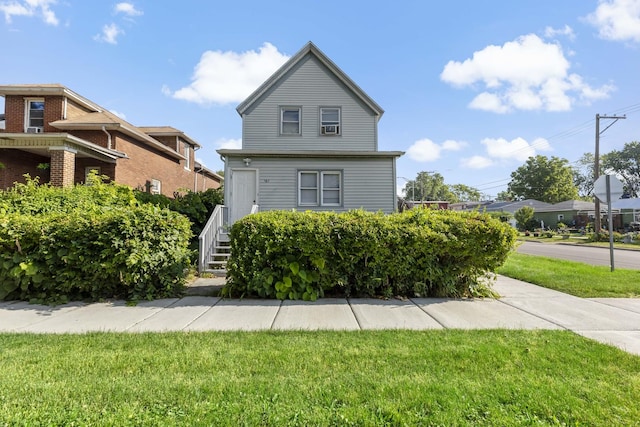 161 E 25th St, Chicago Heights, IL 60411 - view of front of house with a front lawn