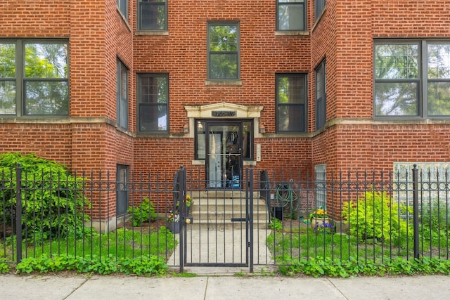 4705 N Campbell Ave Unit 3, Chicago, IL 60625 - entrance to property featuring brick siding and a gate