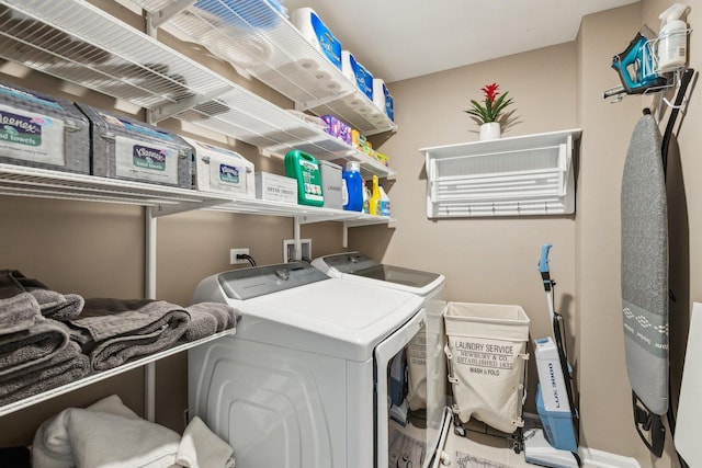 12654 S Talbot Cir, Plainfield, IL 60585 - washroom featuring washer and clothes dryer