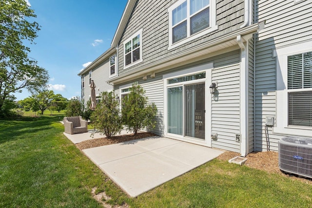 12654 S Talbot Cir, Plainfield, IL 60585 - view of patio featuring central AC