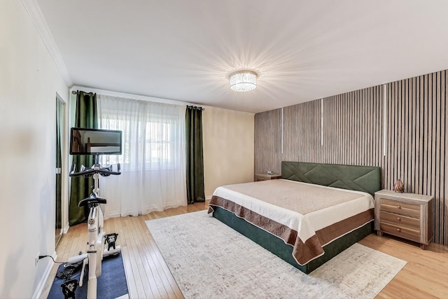 6 Plover Ct, Woodridge, IL 60517 - bedroom featuring light wood-type flooring and crown molding