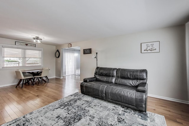 6 Plover Ct, Woodridge, IL 60517 - living room with wood finished floors and baseboards