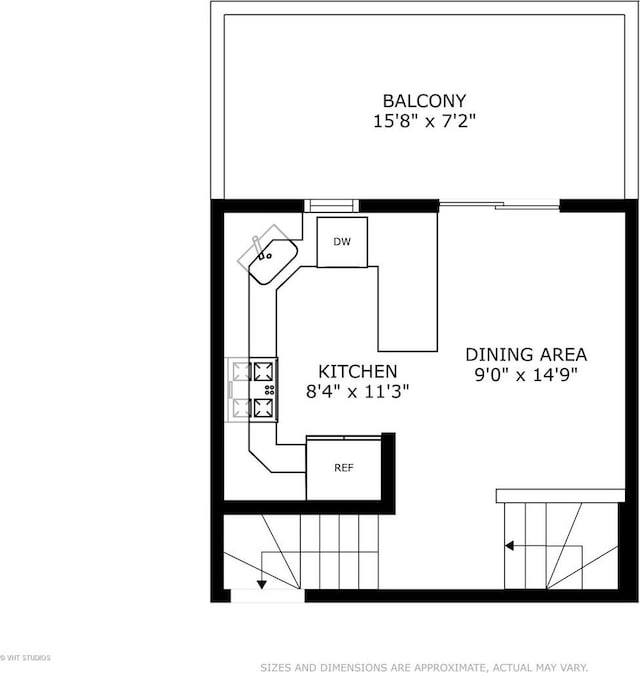 3649 W Cornelia Ave Unit C, Chicago, IL 60618 - floor plan / room layout