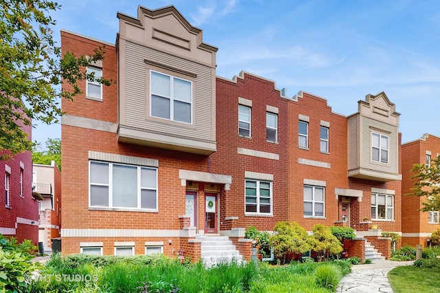 3649 W Cornelia Ave Unit C, Chicago, IL 60618 - view of front of house with brick siding