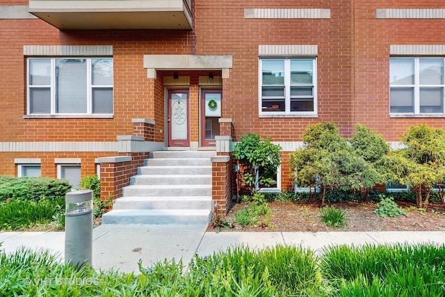 3649 W Cornelia Ave Unit C, Chicago, IL 60618 - view of exterior entry featuring brick siding