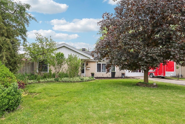 11537 S Neenah Ave, Worth, IL 60482 - view of front of home with a front lawn and brick siding