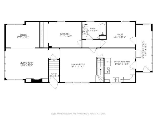 8212 S Bishop St, Chicago, IL 60620 - view of property floor plan