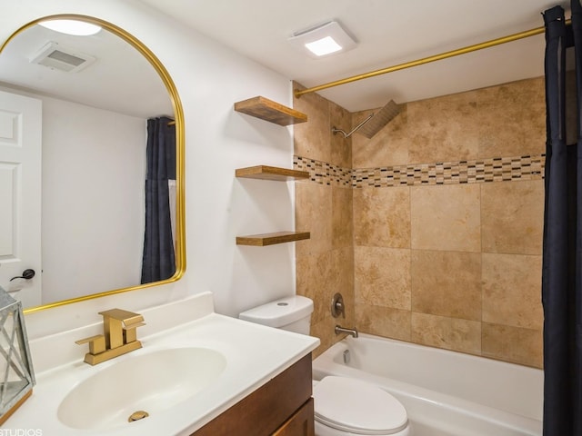 1812 Bristol Walk Unit 1812, Hoffman Estates, IL 60169 - full bathroom featuring toilet, vanity, and shower / bathtub combination with curtain