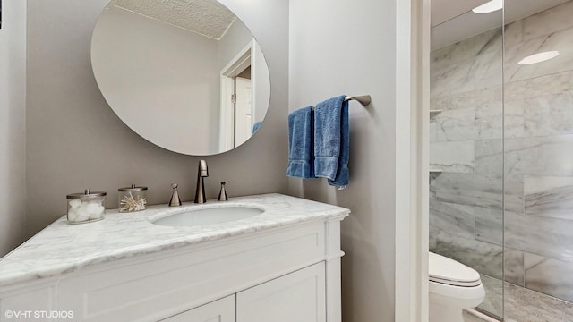 5400 Walnut Ave Unit 201, Downers Grove, IL 60515 - full bathroom featuring vanity and a tile shower