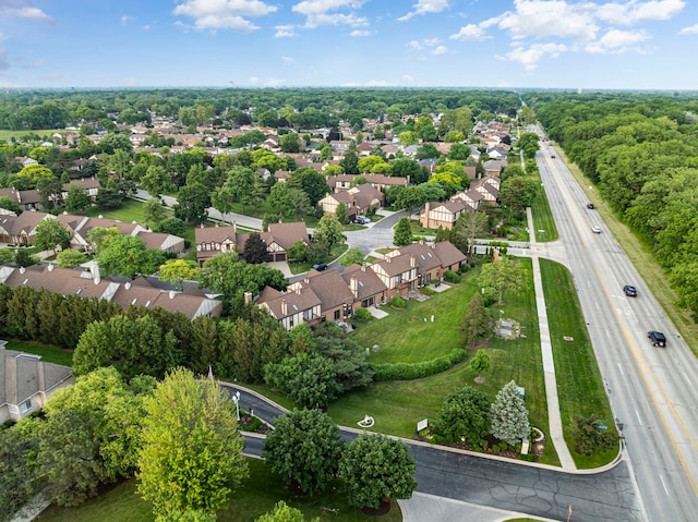 3072 Carlton Ct, Westchester, IL 60154 - aerial perspective of suburban area with a highway