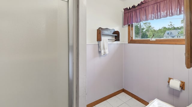 540 W Madison St, Lombard, IL 60148 - full bathroom with an enclosed shower and tile patterned floors