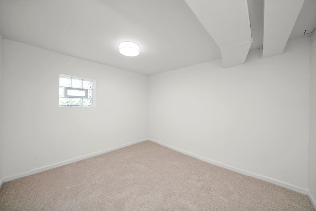 3633 N Lotus Ave, Chicago, IL 60641 - basement with light carpet and baseboards