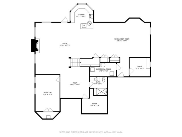 3832 W Chase Ave, Lincolnwood, IL 60712 - view of floor plan / room layout