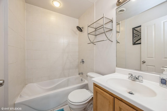 805 S Independence Blvd Unit 3, Chicago, IL 60624 - bathroom with toilet, vanity, and bathtub / shower combination