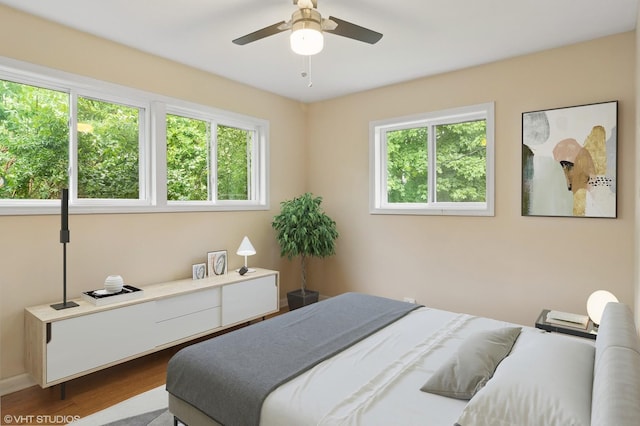 354 W Pleasant Hill Blvd, Palatine, IL 60067 - bedroom featuring multiple windows and wood finished floors