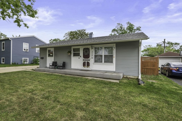 215 Cypress Dr, Streamwood, IL 60107 - view of front facade featuring a chimney and a porch