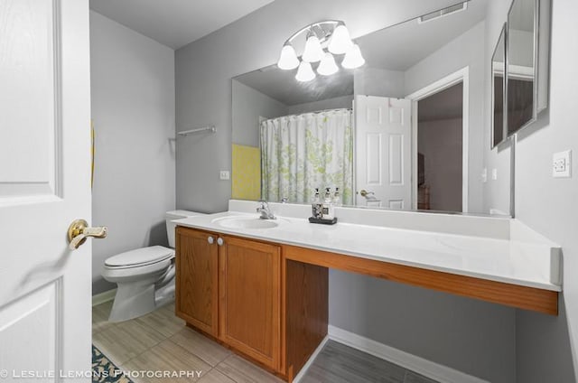 2402 Oakfield Ct, Aurora, IL 60503 - full bathroom with toilet and vanity
