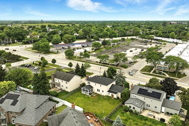 3835 Huntington Blvd, Hoffman Estates, IL 60192 - aerial perspective of suburban area with a tree filled landscape