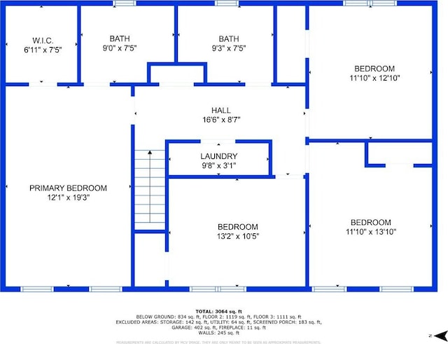 3835 Huntington Blvd, Hoffman Estates, IL 60192 - view of room layout