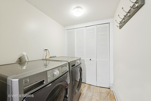 23 N Racine Ave Unit 405, Chicago, IL 60607 - washroom with washing machine and clothes dryer