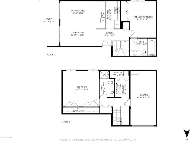 23 N Racine Ave Unit 405, Chicago, IL 60607 - view of home floor plan