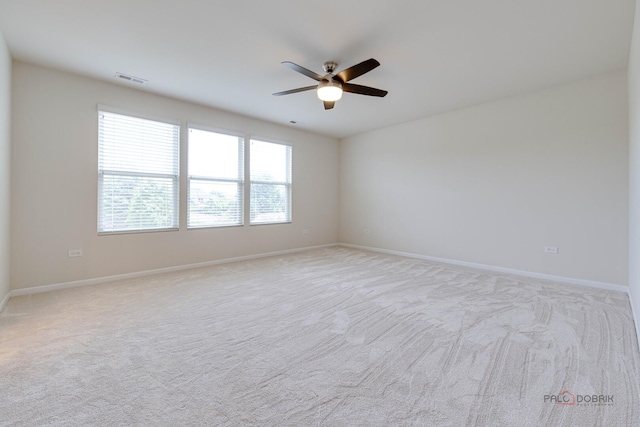 3452 Birch Ln, Naperville, IL 60564 - carpeted spare room featuring a ceiling fan and baseboards