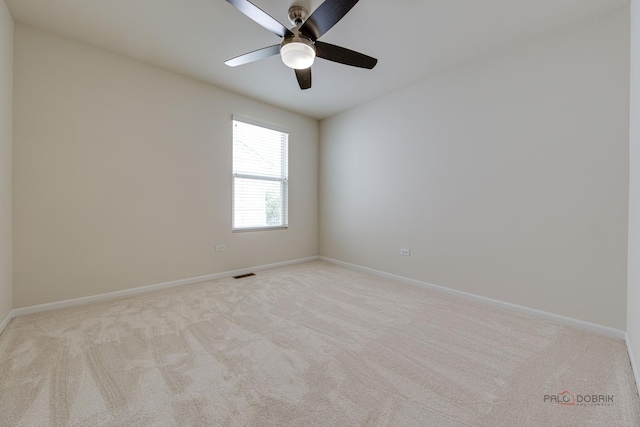 3452 Birch Ln, Naperville, IL 60564 - carpeted empty room with a ceiling fan and baseboards