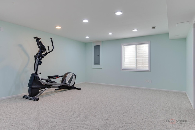 3452 Birch Ln, Naperville, IL 60564 - home theater with recessed lighting, light colored carpet, and baseboards