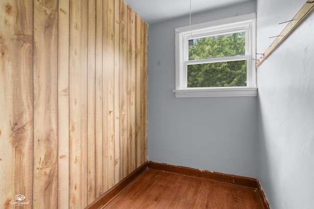 5719 S Spaulding Ave, Chicago, IL 60629 - empty room with wood finished floors and baseboards