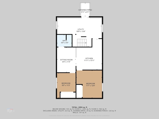 5719 S Spaulding Ave, Chicago, IL 60629 - home floor plan