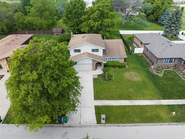 14542 S Mustang Dr, Homer Glen, IL 60491 - view from above of property