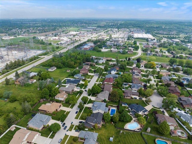 14542 S Mustang Dr, Homer Glen, IL 60491 - aerial overview of property's location with nearby suburban area