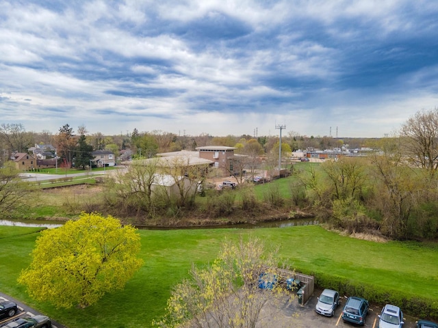 810 N River Rd Unit 3A, Mount Prospect, IL 60056 - view of yard featuring a water view