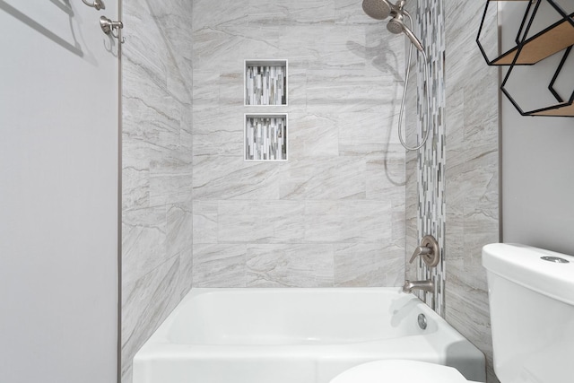 810 N River Rd Unit 3A, Mount Prospect, IL 60056 - bathroom with toilet and shower / tub combination