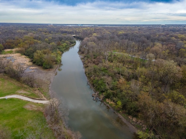 810 N River Rd Unit 3A, Mount Prospect, IL 60056 - aerial overview of property's location featuring a nearby body of water and a forest