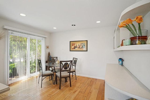30 W Wimbolton Dr Unit 30, Mount Prospect, IL 60056 - dining space featuring wood-type flooring and recessed lighting