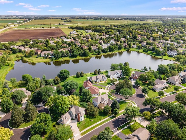 769 Brighton Dr, Sugar Grove, IL 60554 - aerial perspective of suburban area featuring a large body of water