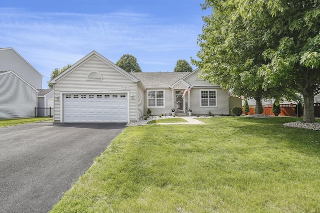 11316 Maplewood Dr, Plainfield, IL 60585 - ranch-style house with an attached garage and driveway