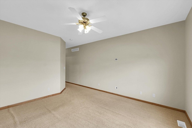 2104A Lucille Ln, Mahomet, IL 61853 - unfurnished room featuring light carpet and ceiling fan