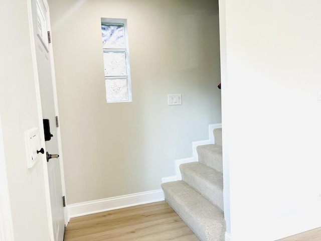 3431 N Kostner Ave, Chicago, IL 60641 - stairs featuring wood finished floors and baseboards