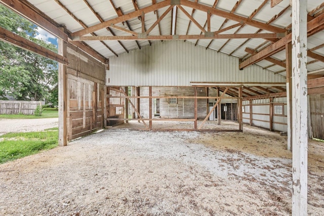 9014 Alden Rd, Harvard, IL 60033 - misc room featuring lofted ceiling