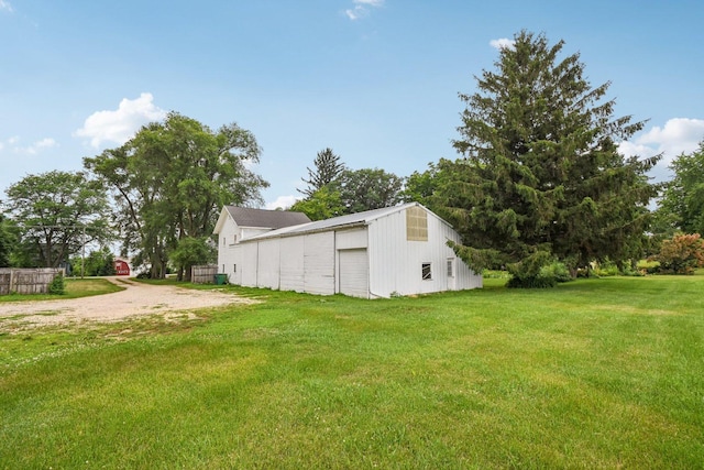 9014 Alden Rd, Harvard, IL 60033 - view of grassy yard with an outdoor structure